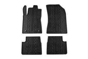 Πατάκια Αυτοκινήτου Gledring 0129 Citroen C3 2015- Χειροκίνητο Μαύρο 4 Τεμάχια