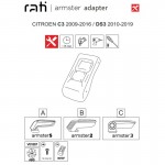 Βάση Τεμπέλη Ειδική Για Citroen C3 09-16 / DS3 10-19 Armster Rati 1 Τεμάχιο