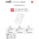 Βάση Τεμπέλη Ειδική Για Citroen C3 17+ Armster Rati 1 Τεμάχιο