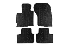 Πατάκια Αυτοκινήτου Gledring 0360 Citroen C4 Aircross 2012- / Mitsubishi Asx 2012-2016 Μαύρο 4 Τεμάχια