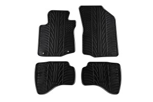 Πατάκια Αυτοκινήτου Gledring 0110 Citroen C1 2005-2014 / Peugeot 107 2005-2014/ Toyota Aygo 2005-2014 Μαύρο 4 Τεμάχια
