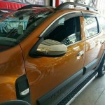 Καπάκια Καθρεφτών Για Dacia Duster 2018+ Από Ανοξείδωτο Ατσάλι (Steel) 2 Τεμάχια