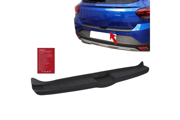 Προστατευτικό Πίσω Προφυλακτήρα Για Dacia Sandero Stepway 2020+ Από Abs Πλαστικό Μαύρο Μονοκόμματο