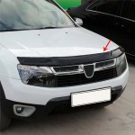 Ανεμοθραύστης / Αντιανεμικό Καπό Για Dacia Duster 2010-2017 Μαύρο Χρώμα