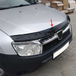 Ανεμοθραύστης / Αντιανεμικό Καπό Για Dacia Duster 2010-2017 Μαύρο Χρώμα