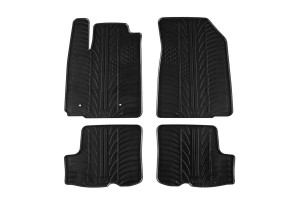 Πατάκια Αυτοκινήτου Gledring 0171 Dacia Sandero 2008-2012 Μαύρο 4 Τεμάχια