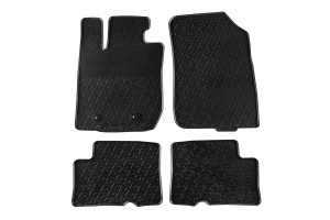 Πατάκια Αυτοκινήτου Gledring 0173 Dacia Duster 4x4 2010-2015 Μαύρο 4 Τεμάχια