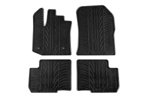 Πατάκια Αυτοκινήτου Gledring 0174 Dacia Lodgy 2012- Μαύρο 4 Τεμάχια