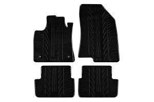 Πατάκια Αυτοκινήτου Gledring 0841 Dacia Sandero Stepway Hatchback 2021- Αυτόματο Μαύρο 4 Τεμάχια