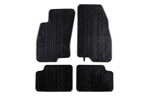 Πατάκια Αυτοκινήτου Gledring 0130 Fiat Grande Punto 2005-2010 Μαύρο 4 Τεμάχια