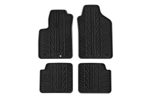 Πατάκια Αυτοκινήτου Gledring 0133 Fiat 500 2007-2012Μαύρο 4 Τεμάχια