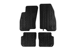 Πατάκια Αυτοκινήτου Gledring 0139 Fiat Punto Evo 2010-2014 Μαύρο 4 Τεμάχια