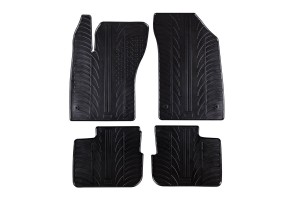 Πατάκια Αυτοκινήτου Gledring 0579 Fiat Tipo 2016-Μαύρο 4 Τεμάχια