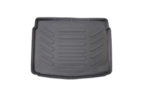 Πατάκι Πορτ-Παγκάζ 3D Σκαφάκι Από Λάστιχο Tpe Για Fiat 500Χ 2014- Μαύρο Rizline