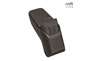 Κονσόλα Χειροφρένου Τεμπέλης Armster 2 Για Fiat 500X 2015+ Μαύρο Χρώμα