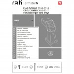 Κονσόλα Χειροφρένου Τεμπέλης Armster S Για Fiat Doblo 2010-2015 / Opel Combo 2012+ Επιβατικό Μαύρο Χρώμα
