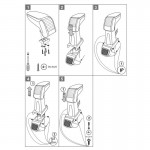 Κονσόλα Χειροφρένου Τεμπέλης Armster S Για Fiat Doblo 2010-2015 / Opel Combo 2012+ Επιβατικό Μαύρο Χρώμα
