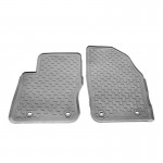 Πατάκια Σκαφάκια 3D Από Λάστιχο Για Ford Focus 2004-2011 "Star Diamond" 4 Τεμάχια Γκρι