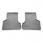 Πατάκια Σκαφάκια 3D Από Λάστιχο Για Ford Focus 2004-2011 "Star Diamond" 4 Τεμάχια Γκρι