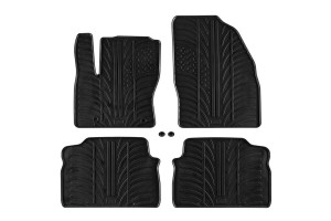 Πατάκια Αυτοκινήτου Gledring 0283 Ford C-Max 2003-2009 / Ford Kuga 2008-2011 Μαύρο 4 Τεμάχια