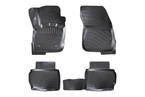 Πατάκια Σκαφάκια 3D Από Λάστιχο Tpe Για Ford Mondeo MK5 2014- Rizline 4 Τεμάχια Μαύρα