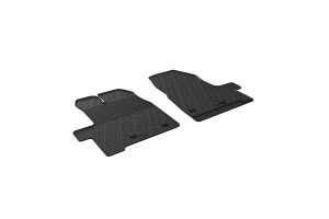 Πατάκια Αυτοκινήτου Gledring 0895 Ford Transit Custom Furgon / Kombi Furgon / Kombi Facelift Χειροκίνητο 2018- Μαύρο 2 Τεμάχια