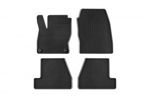 Λαστιχένια Πατάκια Geyer & Hosaja Για Ford Focus 2012-2018 4 Τεμάχια Μαύρα 853/4C