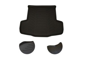 Πατάκι Πορτ-Παγκάζ 3D Σκαφάκι Από Λάστιχο Tpe Για Ford Puma 19+ Πάνω Χώρος Μαύρο Rizline