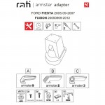 Βάση Τεμπέλη Ειδική Για Ford Fiesta 05-07 / Ford Fusion 05-12 Armster Rati 1 Τεμάχιο