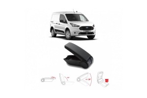 Κονσόλα Χειροφρένου Τεμπέλης Armster OE1 Για Ford Transit Connect 2018+ Χωρίς Εργοστασιακό Τεμπέλη Μαύρο Χρώμα
