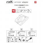 Βάση Τεμπέλη Ειδική Για Ford Connect 18+ Armster Rati 1 Τεμάχιο