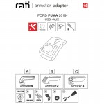 Βάση Τεμπέλη Ειδική Για Ford Puma 19+ Armster Rati 1 Τεμάχιο