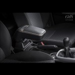 Κονσόλα Χειροφρένου Τεμπέλης Με Βάση Armster 2 Για Ford Focus C-Max 03-07 Ασημί Χρώμα Σετ 2Τεμάχια