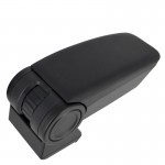 Κονσόλα Χειροφρένου Τεμπέλης Με Βάση Armster 3 Vegan Leather Για Ford Focus C-Max 03-07 Μαύρο Χρώμα Σετ 2Τεμάχια