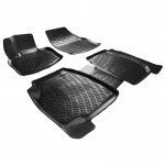 Πατάκια Σκαφάκια 3D Από Λάστιχο Tpe Για Hondacivic Hatchback 2005-2011 Rizline 4 Τεμάχια Μαύρα