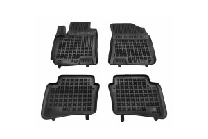 Πατάκια Σκαφάκια 3D Από Λάστιχο Tpe Για Hyundai I20 2014-2020 Rezaw Plast 4 Τεμάχια Μαύρα