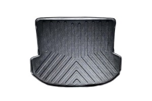 Πατάκι Πορτ-Παγκάζ 3D Σκαφάκι Από Λάστιχο Tpe Για Hyundai Santa Fe 4 2018+ Μαύρο Rizline