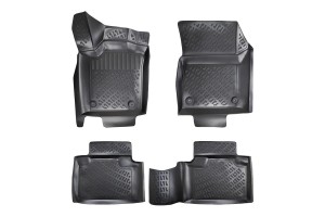 Πατάκια Σκαφάκια 3D Από Λάστιχο Tpe Για Jeep Grand Cherokee 2011- Rizline 4 Τεμάχια Μαύρα