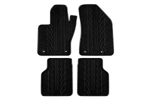 Πατάκια Αυτοκινήτου Gledring 0751 Jeep Compass 2017- Μαύρο 4 Τεμάχια