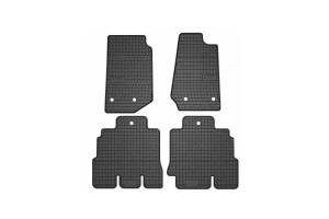 Πατάκια Αυτοκινήτου Frogum Για Wrangler 2017- Μαύρο 4 Τεμάχια