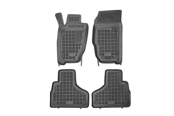 Πατάκια Σκαφάκια 3D Από Λάστιχο Rezaw Plast Για Jeep Cherokee Κj 2001-2007 4 Τεμάχια Μαύρο