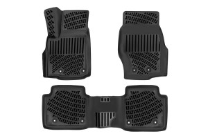 Πατάκια Σκαφάκια 3D Από Λάστιχο Tpe Για Jeep Grand Cherokee (WL) 2021- Rizline 4 Τεμάχια Μαύρα