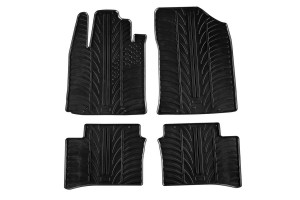 Πατάκια Αυτοκινήτου Gledring 0235 Kia Picanto 2011-2017 Μαύρο 4 Τεμάχια