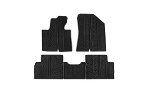 Πατάκια Αυτοκινήτου Gledring 0238 Kia Carens 2013- Χειροκίνητο Μαύρο 4 Τεμάχια