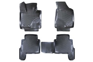 Πατάκια Σκαφάκια 3D Από Λάστιχο Tpe Για Kia Sorento 09-15 Rizline 4 Τεμάχια Μαύρα