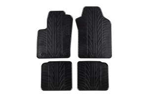 Πατάκια Αυτοκινήτου Gledring 0372 Lancia Ypsilon 2011- Μαύρο 4 Τεμάχια