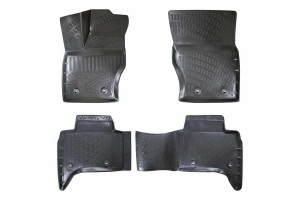 Πατάκια Σκαφάκια 3D Από Λάστιχο Tpe Για Land Rover Range Rover Sport L494 2013- Rizline 4 Τεμάχια Μαύρα