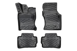 Πατάκια Σκαφάκια 3D Από Λάστιχο Tpe Για Land Rover Land Rover Range Rover Velar L560 2017- Rizline 4 Τεμάχια Μαύρα