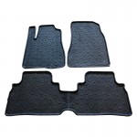 Πατάκια Σκαφάκια 3D Από Λάστιχο Για Lexus RX330 / RX350 / RX400 2003+ "Star Diamond" 3 Τεμάχια Μαύρα