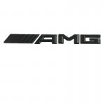 Αυτοκόλλητο Σήμα Amg Μαύρο Μεταλλικό 18cm X 2cm 1 Τεμάχιο